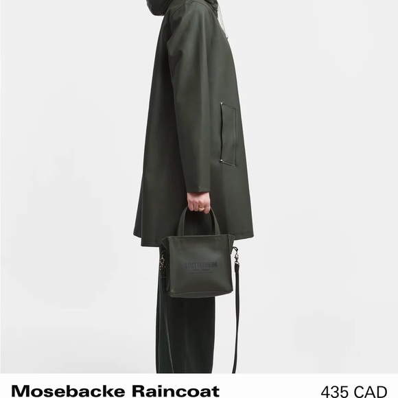 Stutterheim Rain Coat XXXS Mosebacke Original Green - Picture 15 of 16